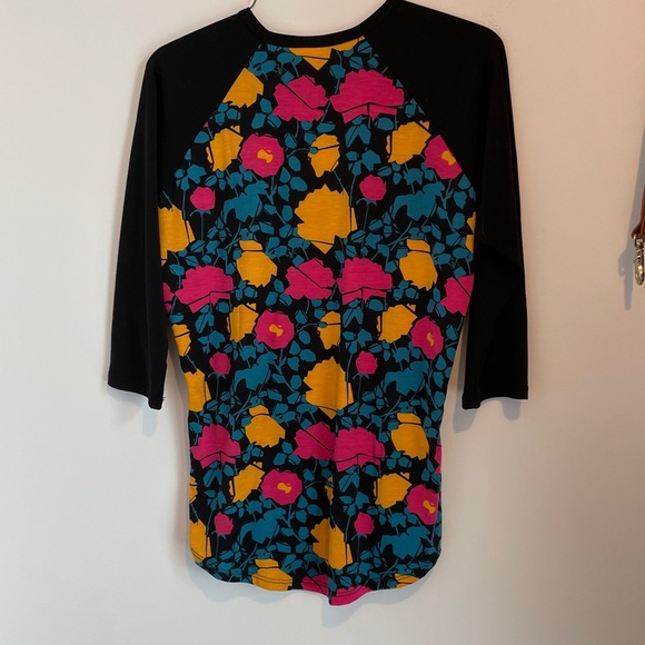 LuLaRoe XS Randy Raglan Top - Picture 2 of 4